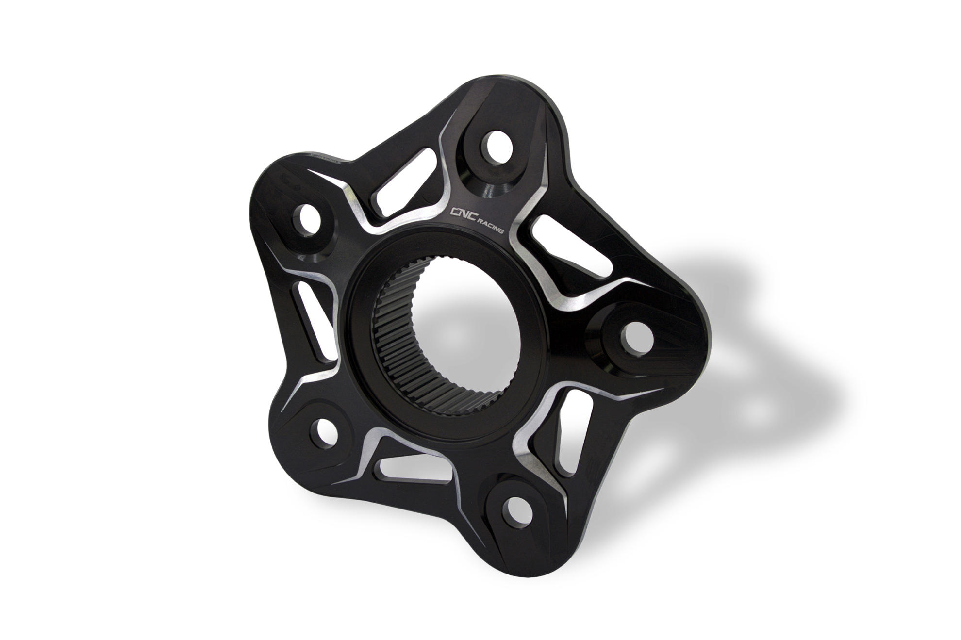 CNC Racing Billet BI-Color Aluminum Sprocket Hub Flange for 2018+ MV Agusta F3 / B3 / B4 Models (five hole model) CNC Racing Billet BI-Color Aluminum Sprocket Hub Flange for 2018+ MV Agusta F3 / B3 / B4 Models (five hole model)